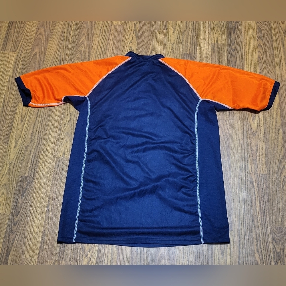 Netherlands Soccer Jersey Mens XL Orange and Blue Tuter KNVB Embroidered D8 - Picture 4 of 4